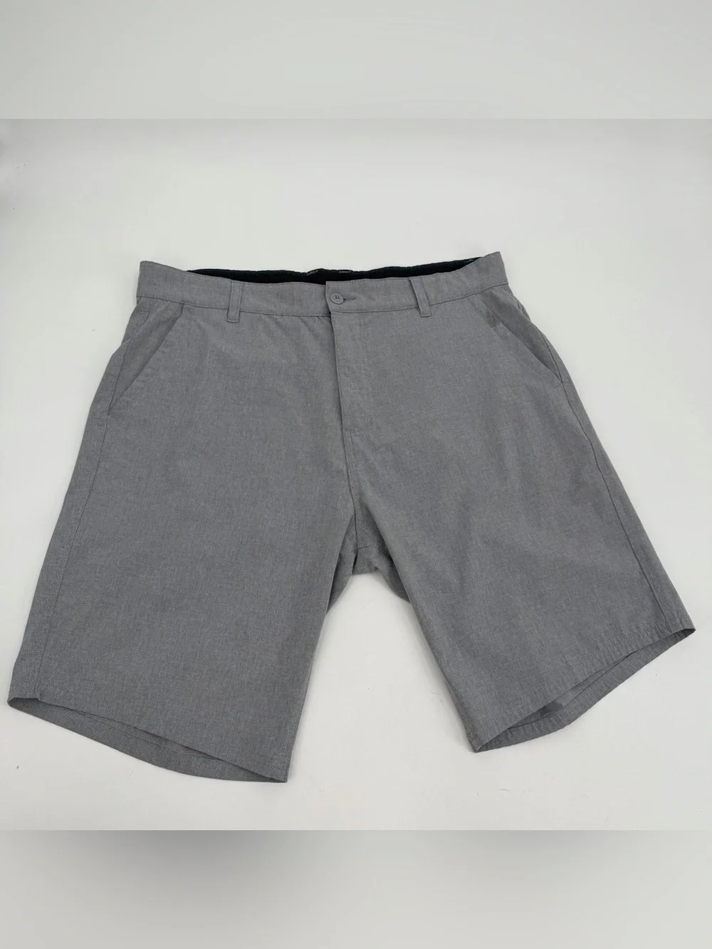 Ron Jon Surf Shop Shorts Mens 38 Hybrid Gray XE9833-RO Beach Casual -spot